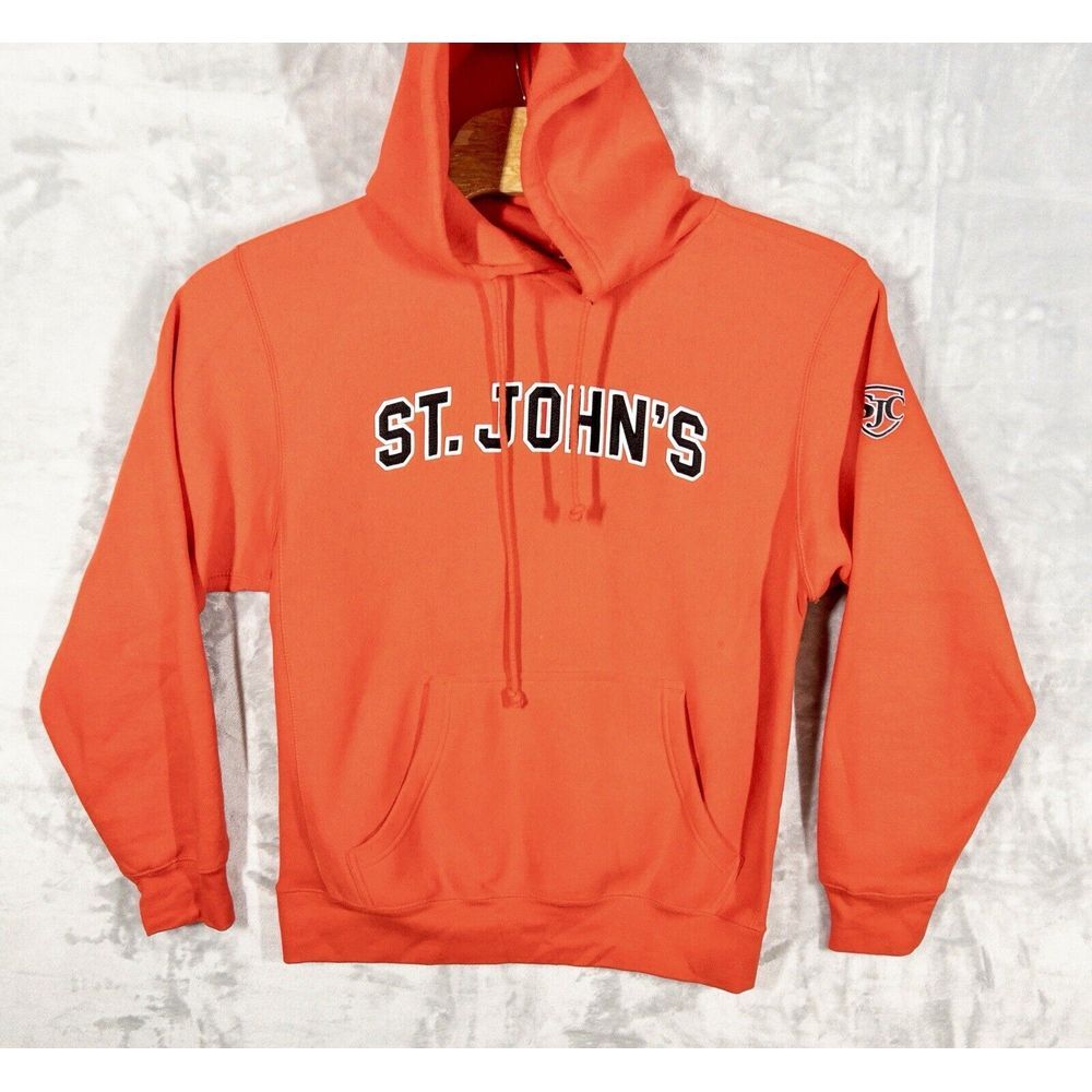 Vintage MV Sports Pro Weave St. Johns‎ Hoodie Mens Medium